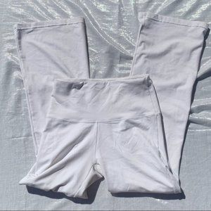 Lot of 5 High Waisted Bellbottom Workout Leggings